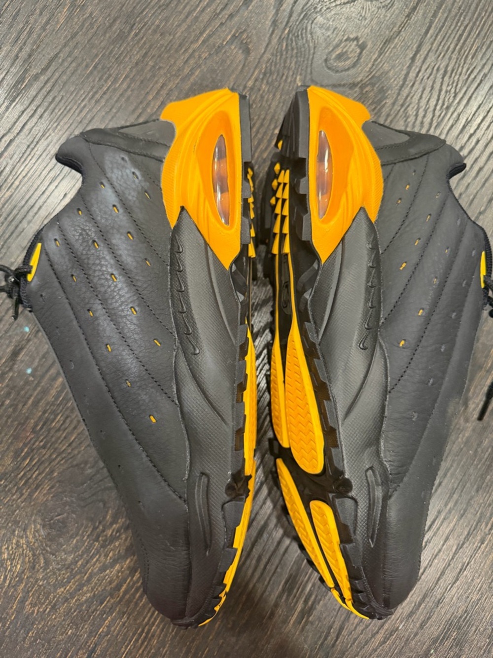 Nike Hot Step Air Terra Drake NOCTA Black Yellow Mens Shoes size 8.5 - Picture 6 of 9